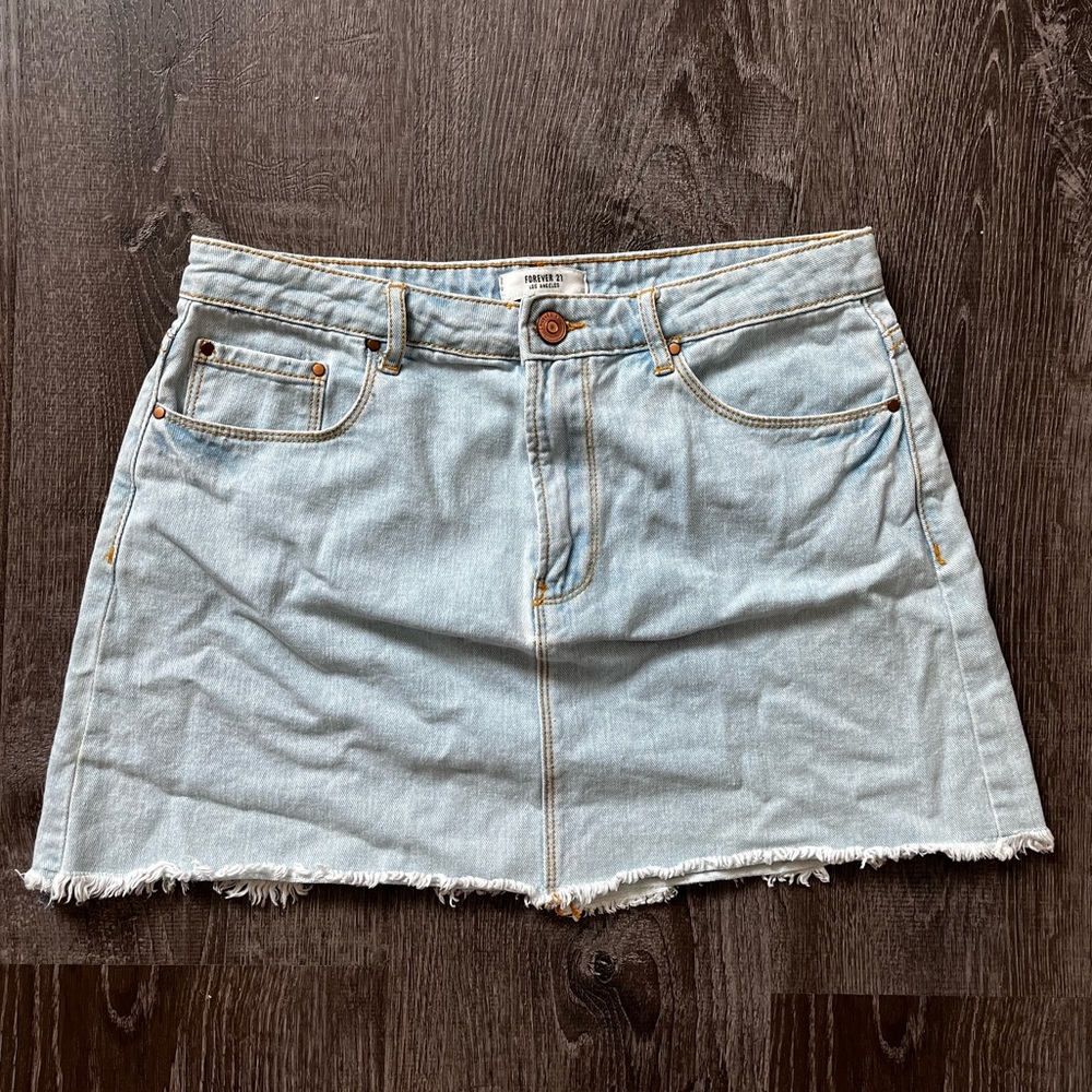 Denim Mini Skirt